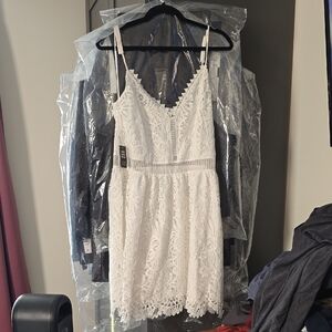 Express White Lace Dress